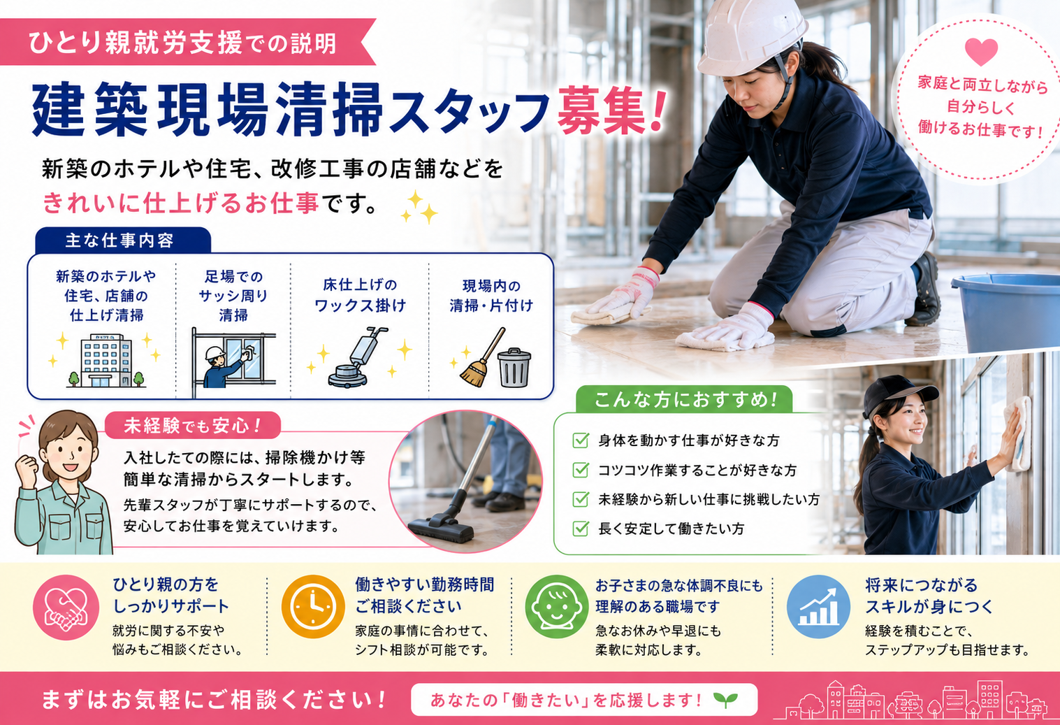建築現場清掃員